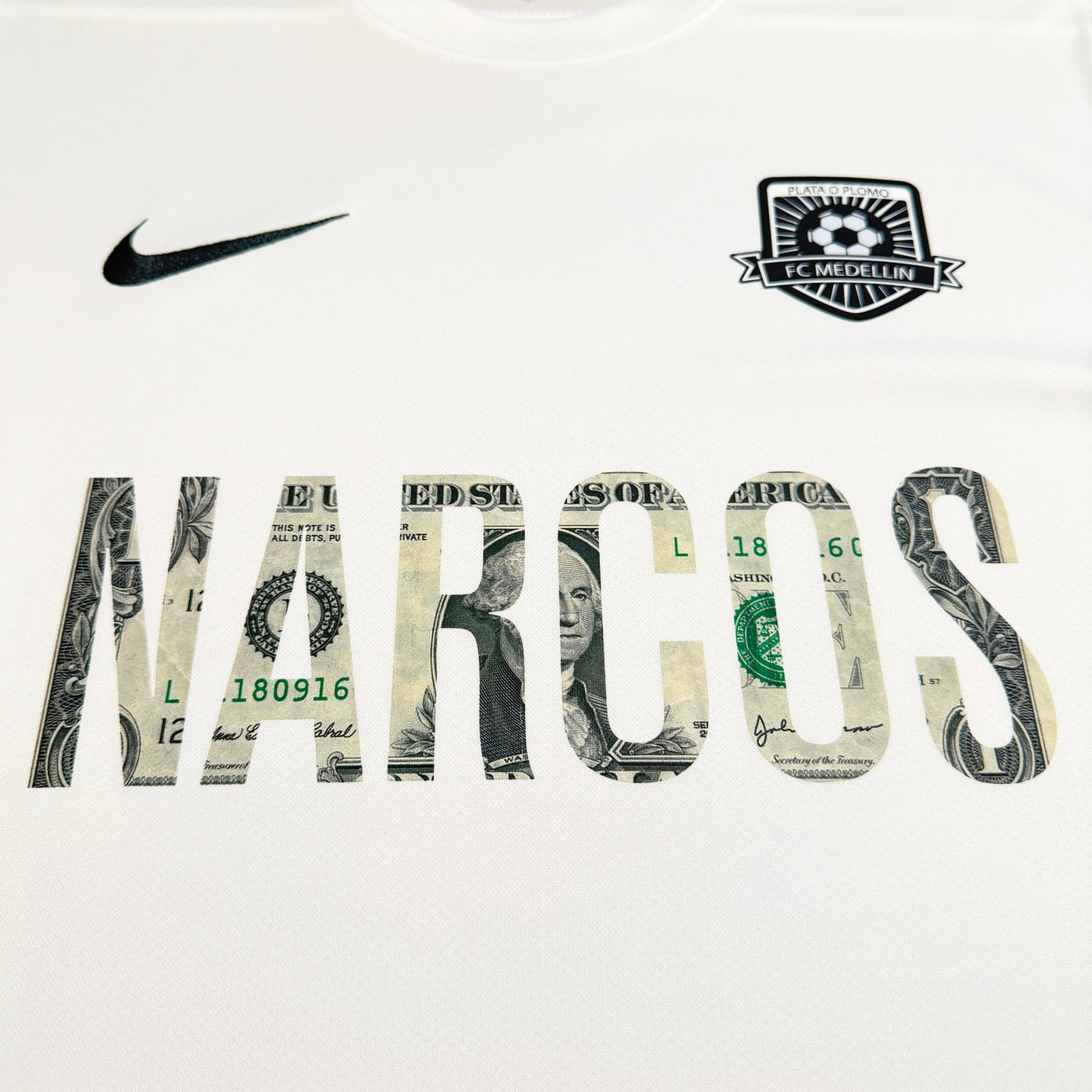 Maillot Narcos - Blanc
