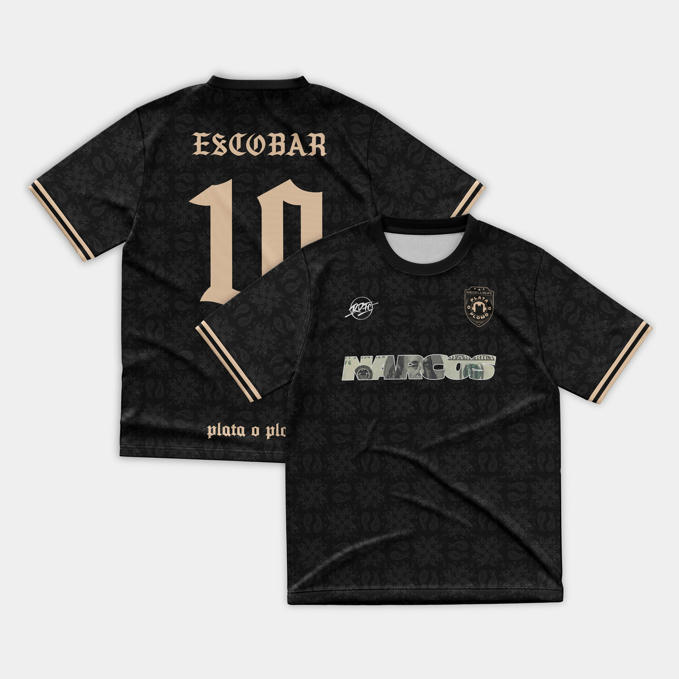 MAILLOT NARCOS ESCOBAR - SUBLIMATION BLACK EDITION