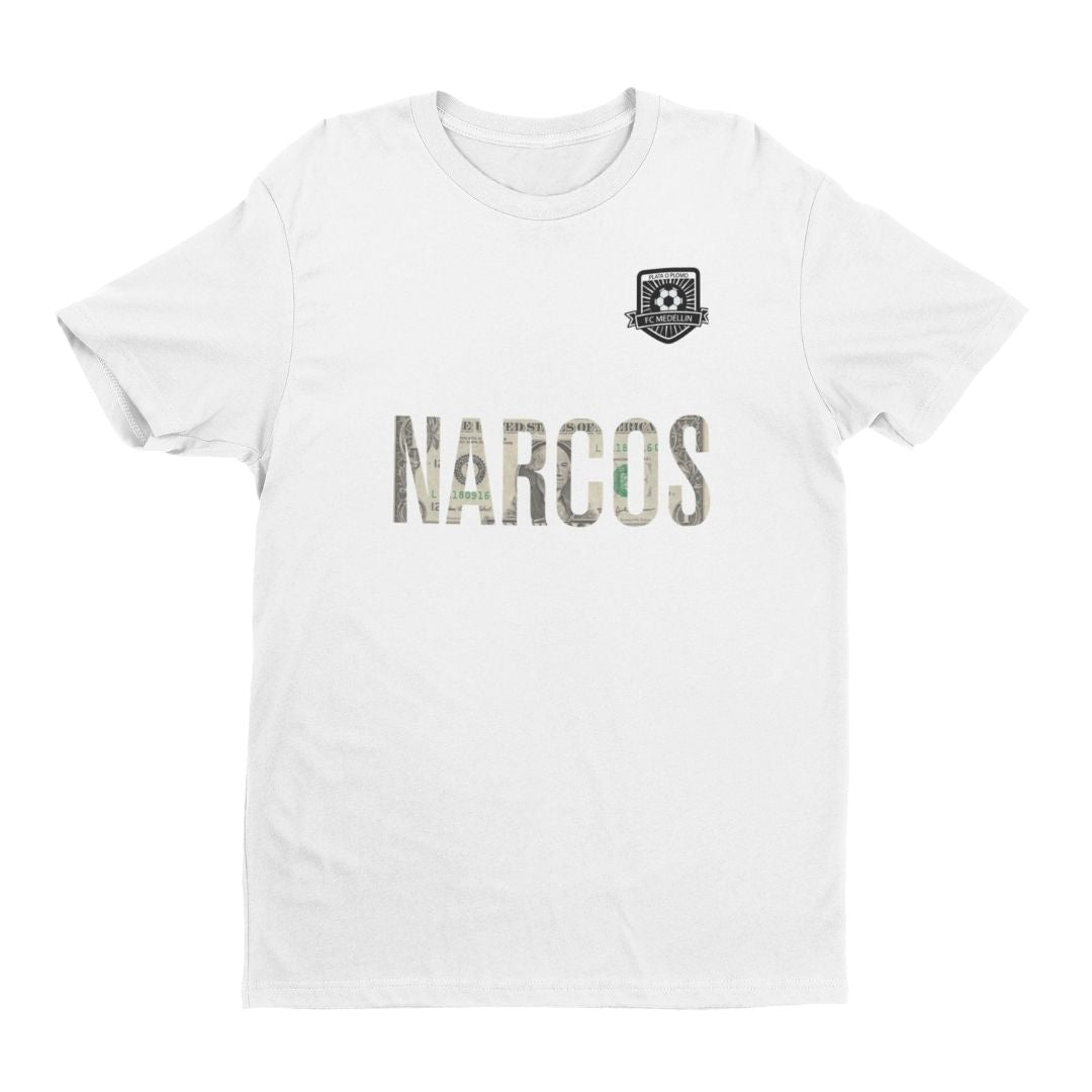 T-SHIRT NARCOS - BLANC